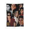 Пледы Майкла Джексона MJ Флисовые Летние   Дышащий Теплый Плед Для Кровати Офиса Постельное Белье Пледы