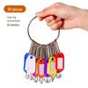 JINGRUIXIANG Metal Key Rings with Labels
