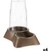 Mateskål for kjæledyr - NC - Dispenser - Brun - Polypropylen - 3,5L