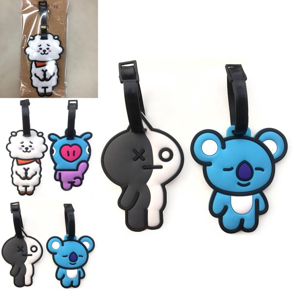 Boys Bangtan Kpop Bts Bt21 Tata Chimmy Cooky Rj Koya Mang Shooky Luggage Tag