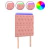 VidaXL LED Headboard Bedroom Furniture Single Bed Accessory Headboard Bed Frame Interior Pink 3122795