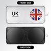 1 X The Union Flag Union Jack Car Windshield Sunshade Visor Auto Window Sun Shade Cover
