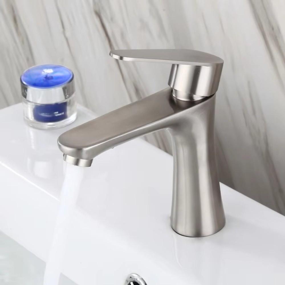 Single Handle Stainless Steel Faucet Anti-Leakage Washing Machine Faucet  Bathroom Fixture
