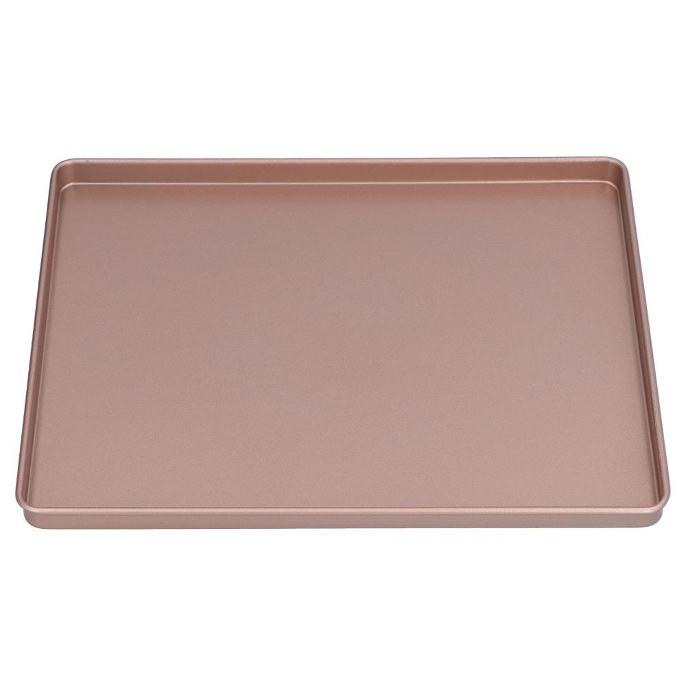 Non Stick Non Stick Pizza Pan Gold Carbon Steel Baking Tray Home Kitchen DIY Baking золотой