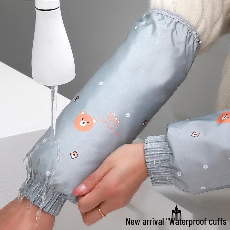 Bear Long Waterproof Stain-Proof Sleeves for Kitchen, Chores, and Office Durability