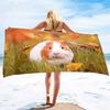 Meerschweinchen Super Weiches Strand-Schnelltrocknendes Badetuch Großes Saugfähiges Handtuch-Decke Geeignet für Outdoor-Reisen Camping Schwimmen