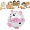 SemiAutomatic Incubator Household Small 9 Eggs Incubator for Chicken Duck Bird Pigeon Quail (Pink )