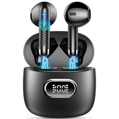 Bluetooth Wireless Earbuds [2025 Hottest Model] 42 Hours of Playtime, Bluetooth 5.3, Auto Pairing, IPX7 Waterproof, ENC Noise Cancellation, Hi-Fi