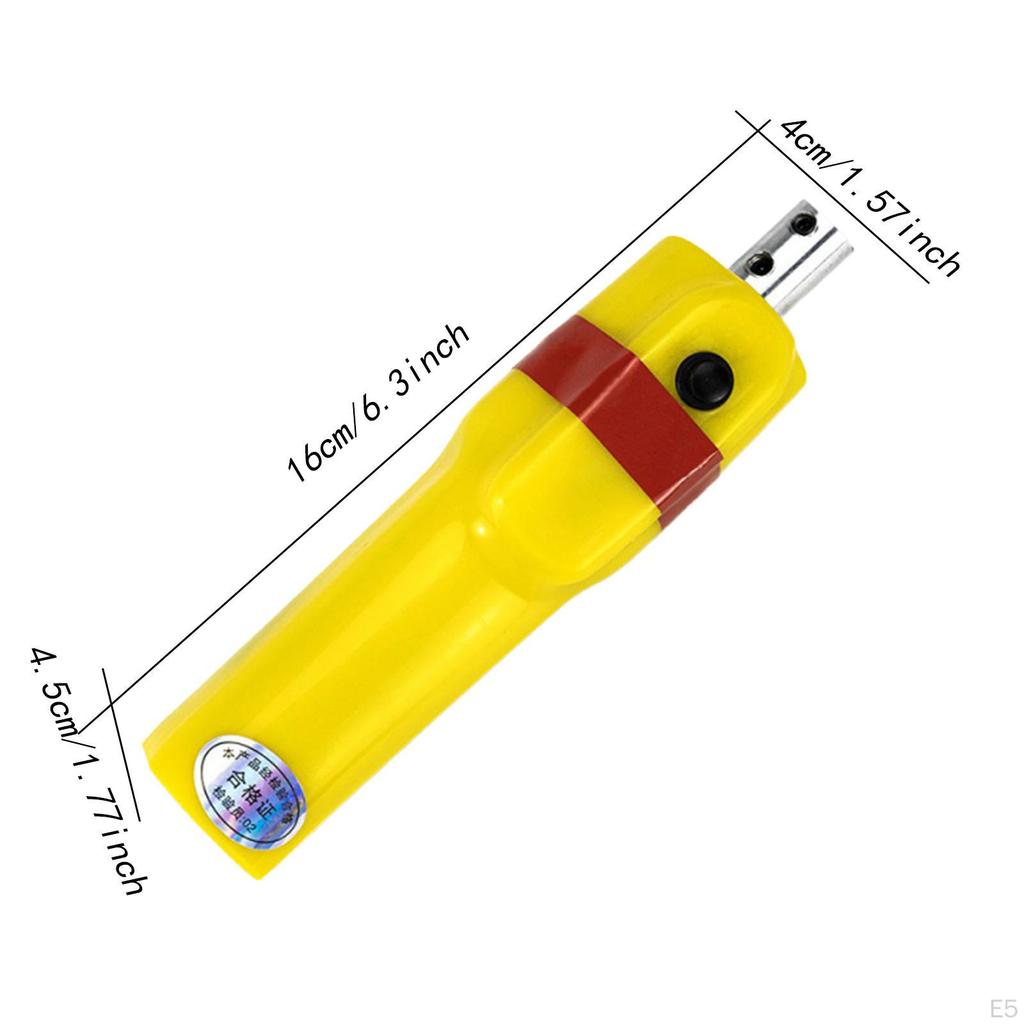 Elektrischer Billardqueue Automatisches Zubehör Reparaturwerkzeug , Gelber Polierer Tragbar