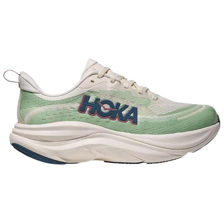 HOKA ONE ONE SKYFLOW Running Shoes Women's White Green 1155113-ARVN