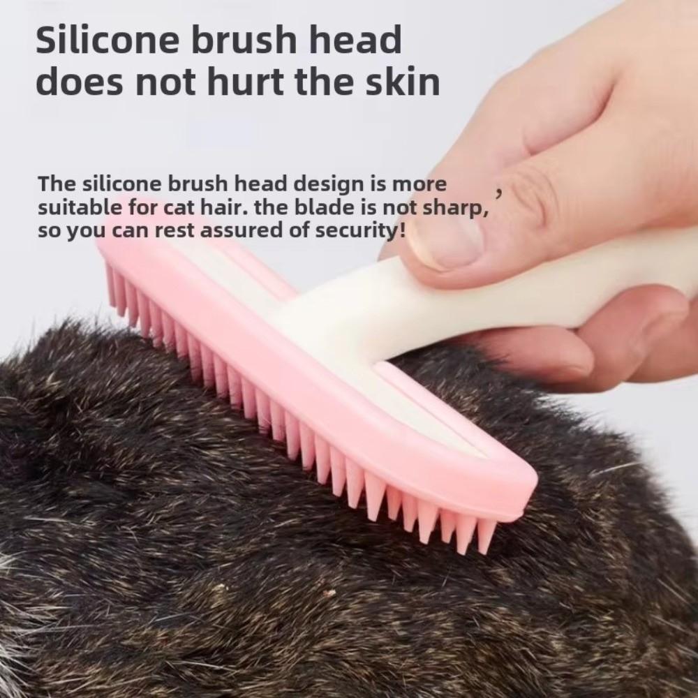 Portable Silicone Rabbit Comb Guinea Pig Beauty Care Tool Small Pet Comb Hair Cleaning Beauty Trimmer Pet Bath Comb