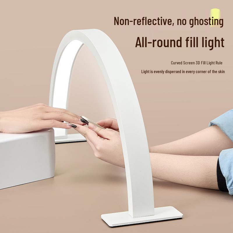 

U-Shaped Half-Moon LED Nail & Eyebrow Embroidery Light for Beauty & Nail Art
