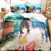 Takafuji Kako Bedding Set Single Twin Full Queen King Size Bed Set Adult Kid Bedroom Duvetcover Sets Anime Girls Bed