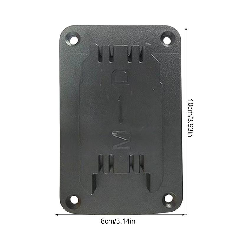 Battery Mount Holder 5X Battery Power Drill Tools Wall Storage Mounts Easy To Install 18V Battery Holder Fixed Bracket