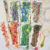 10 PC PET Adhesive Flower Ladder Stickers Adhesive Stickers for Scrapbooking Journals DIY Crafts Decorative Stickers