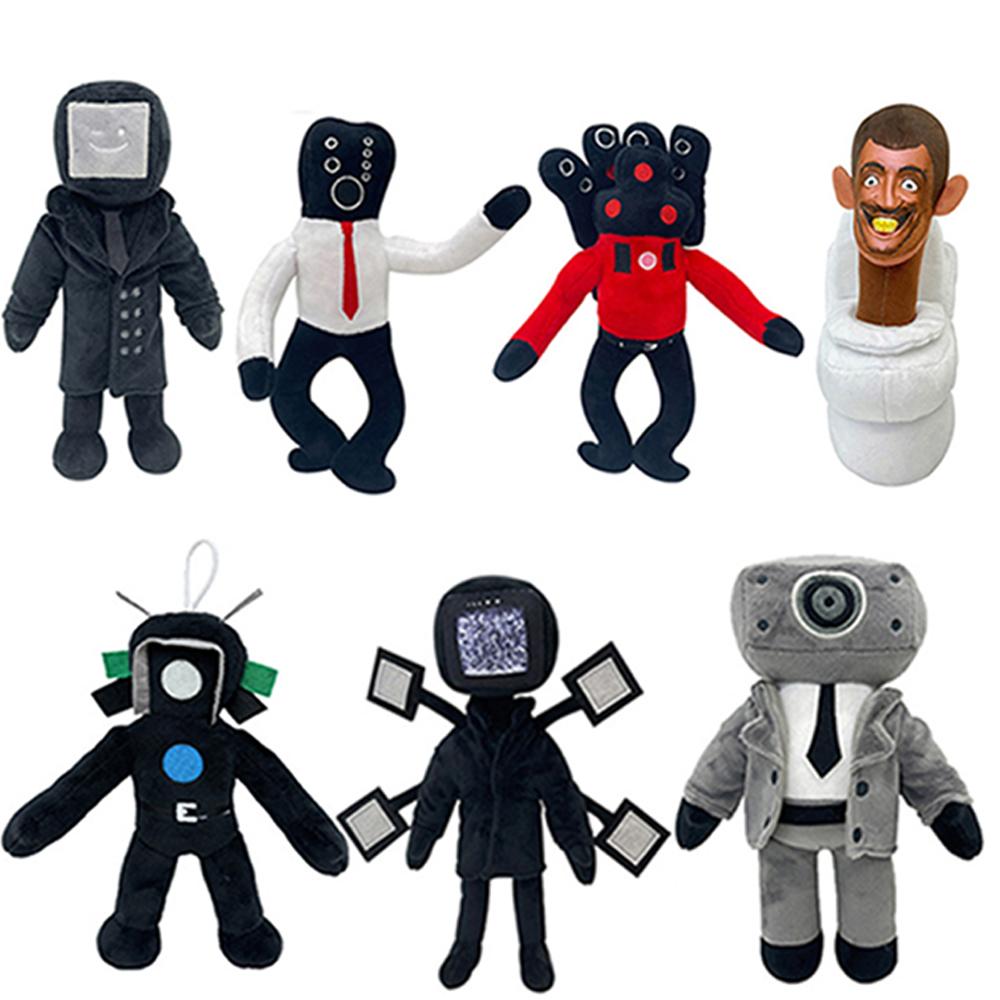 Skibidi Toilet Plush Doll Toys Collectible Gifts For Fans Adults Birthday Anime Game Figure Titan Tv Man Cameraman