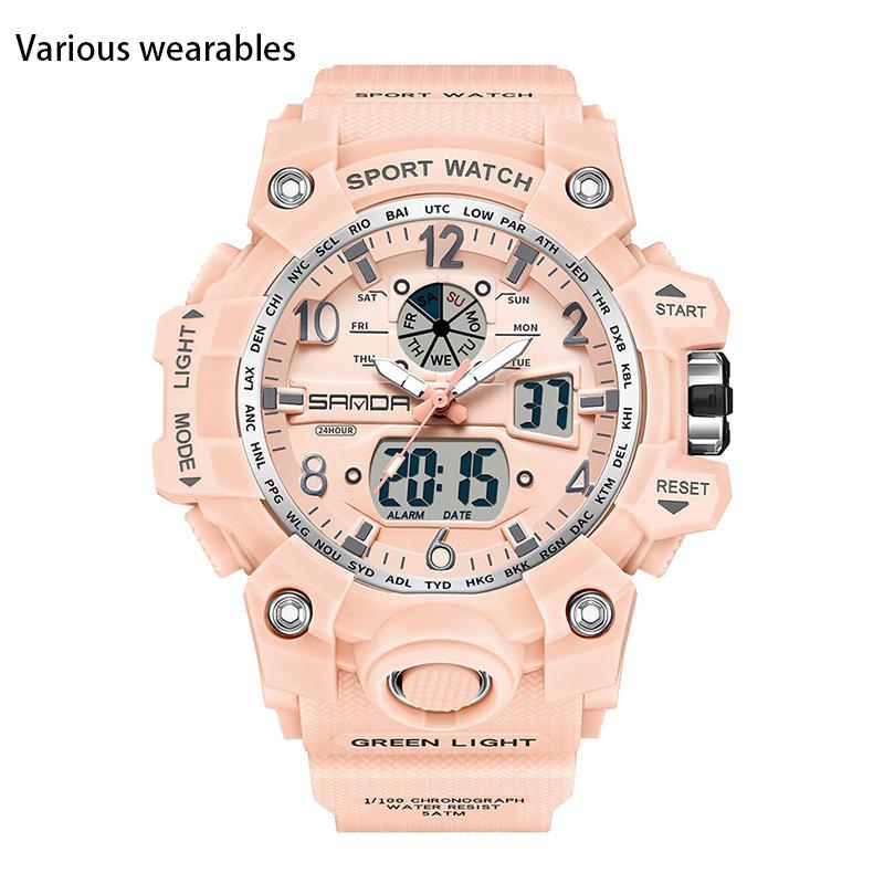 Electronic Watch New Youth Sports Trend Korean Version Electronic Watch Men's Creative Personality Watch