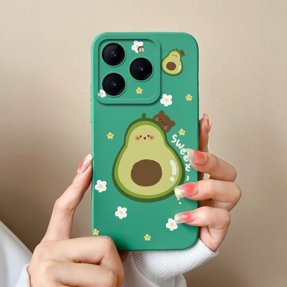Phone Case For Realme C61 C63 Creative Back Cover For Realme C 61 C 63 Liquid Silicone Funda Full Protection Soft Bumper Cacasa