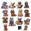 Onregelmatig Honden Dieren Houten Puzzel Ideaal voor Volwassen Kinderen Cadeau Hersenkraker Spel Fantasie Hond Kerst Cadeaubox Puzzels Speelgoed