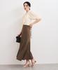 Bis Balloon Sleeve Beige Women's 2-Way Blouse,