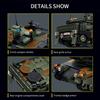Military WW2 MOC Leopard 2A6 Army Main Battle Tank Building Blocks With Soldiers Tank Model Bricks Toys For Children Boys Gifts