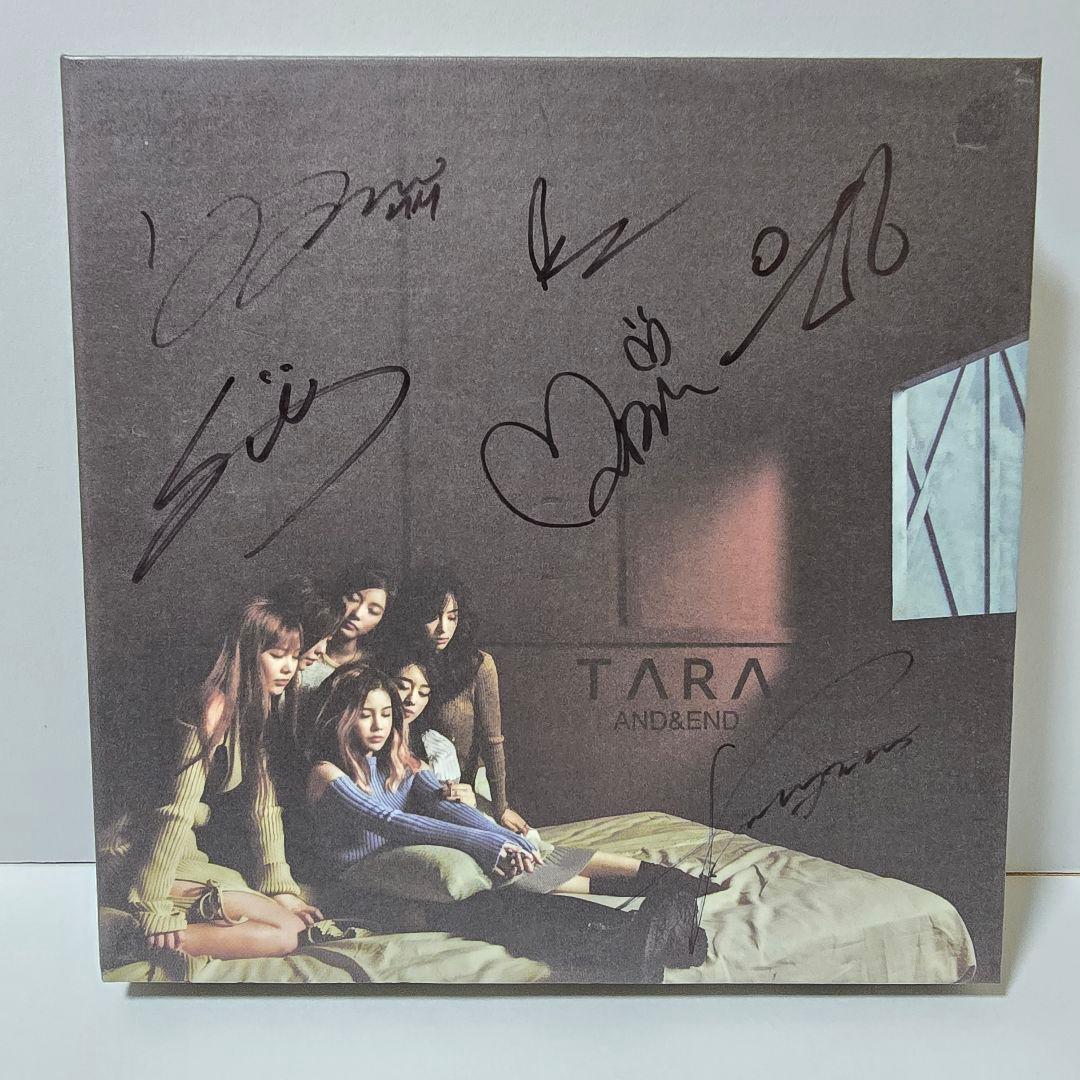 

[USED] T-ARA / AND&END CD autographed by all 6 members