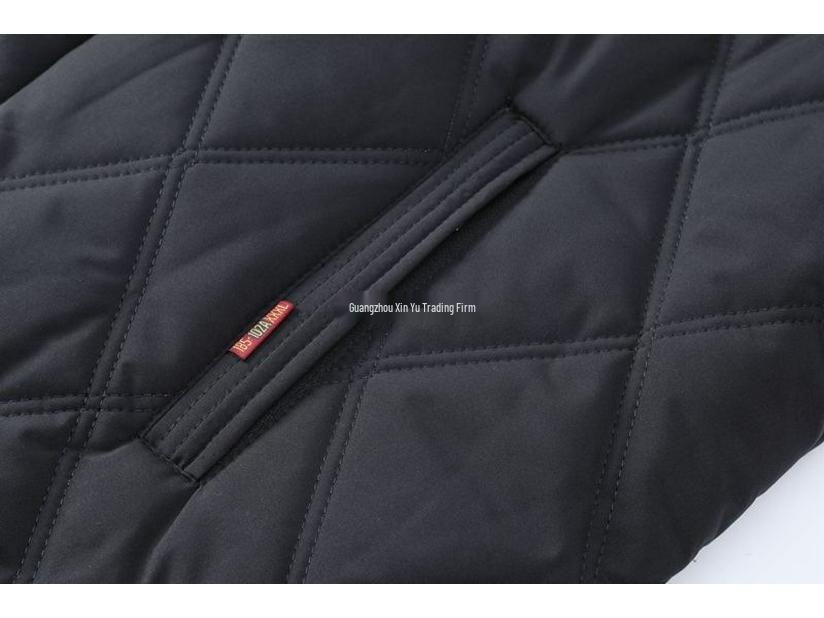 Men's Thickened Lambswool Cotton Jacket for Dad and Grandpa - Warm Winter Outerwear for Middle-Aged and Elderly.