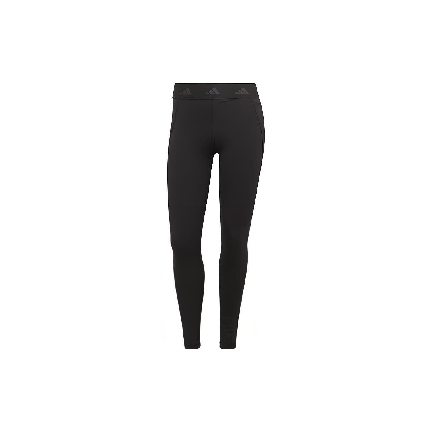 (WMNS) adidas Techfit Brushed Full-Length Leggings Asia Sizing Black Women s HS8757 L