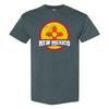 New Mexico Distressed Circle - Hometown Pride T Shirt - Dark Heather
