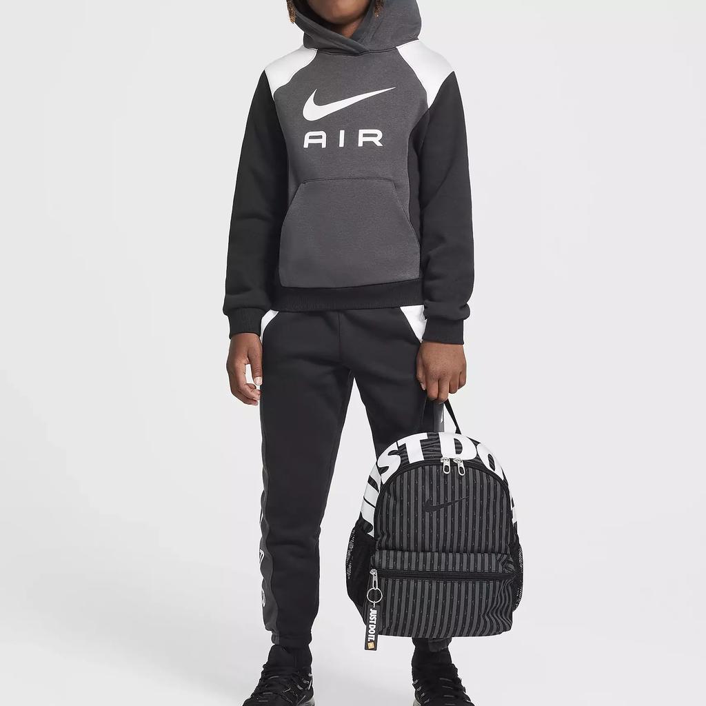 Nike Classic Stripe Design Recycled Polyester Mini Backpack Men Backpack Black FZ2619-068