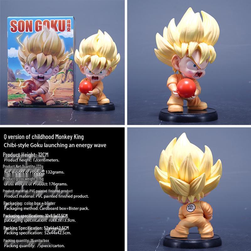 Dragon Ball GK Scene: Childhood Goku with Puar & Yamcha Figure Ornament