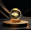 2025 New Bedroom Bedside Table Decoration For Friends Couples Heartfelt Gifts Creative 3D Luminous Crystal Ball LED Night Light