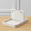 Kitchen Spatula Storage Rack Foldable Plastic Cookware Storage Rack Anti Slip Draining Pot Lid Storage Rack Kitchen Accessories
