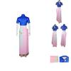 One Piece Nico Robin Skirt Anime Cosplay Costume Halloween Tops Decorated Perfect For Comic Exhibitions And Party Events.