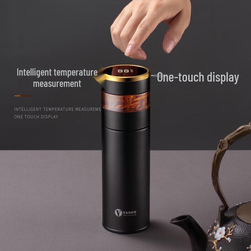 Vanow 316 Stainless Steel Smart Tea Infuser Thermos