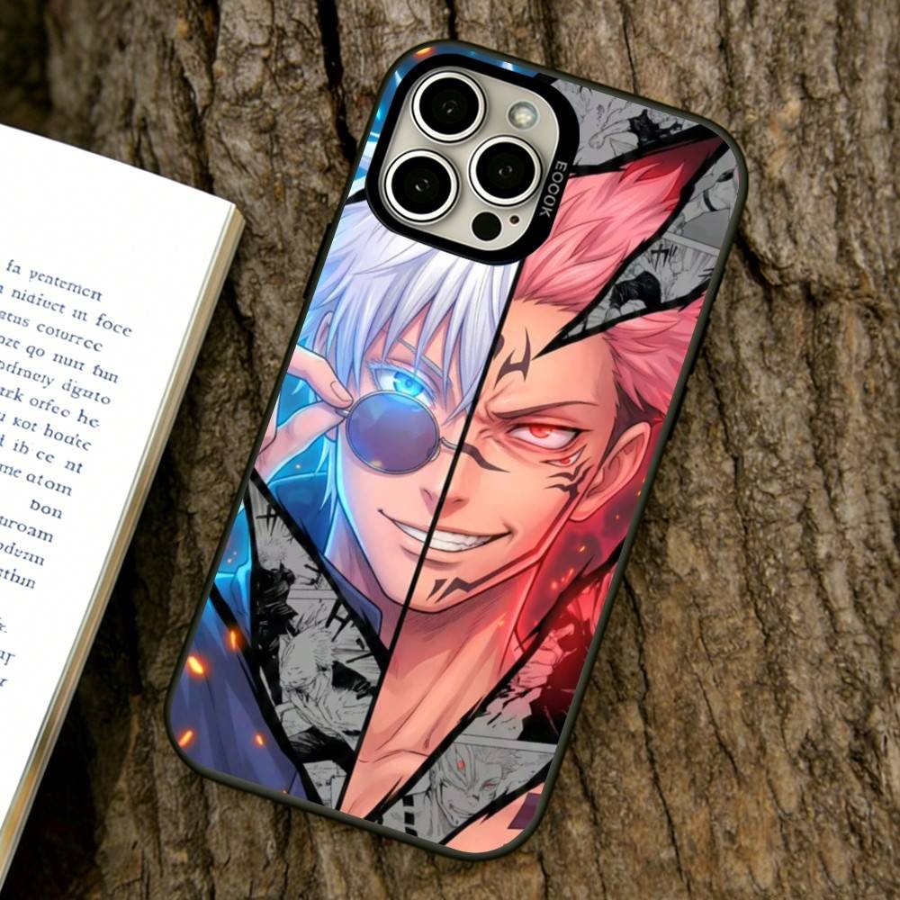 Etui na telefon Sukuna do iPhone 17,16,15,14,13,12,11 Plus,Pro Max,XS,Kolorowe posrebrzane wewnętrzne etui
