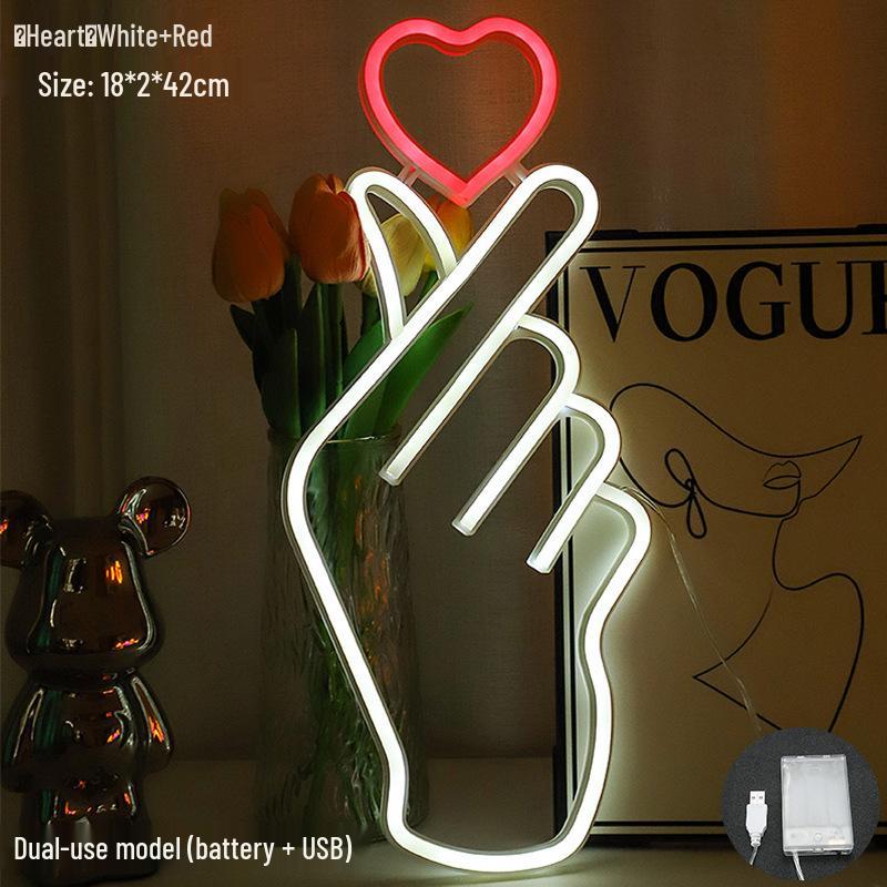 Trendy LED Neon Night Light Sign for Wall Décor