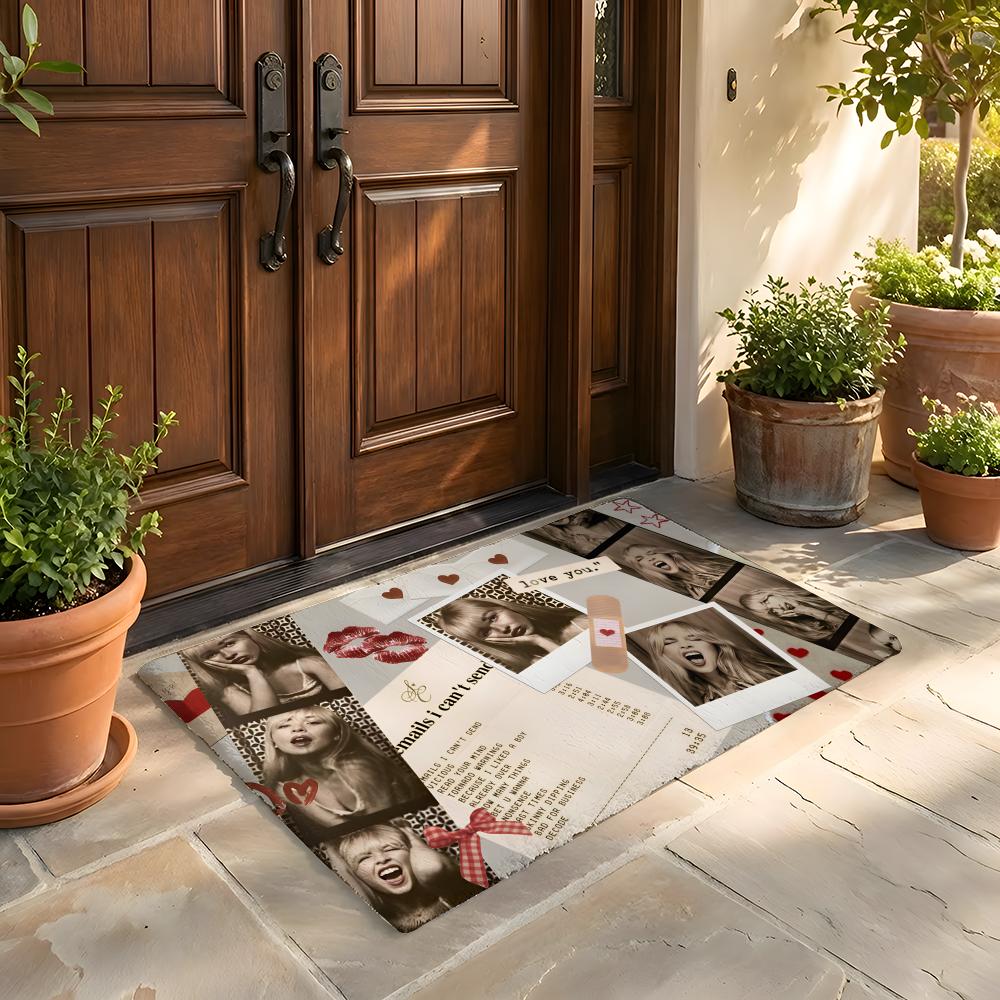 Floor Mat Soft Flannel Rug Non Slip Absorbent Mat for Bathroom Bedroom Home Decor S Sabrina Carpenter