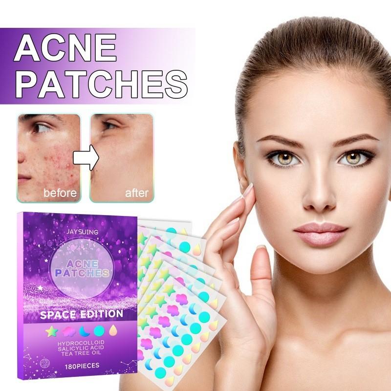 Jaysuing Acne Patches For Diminishing Facial Acne And Blemishes With Pore Care 180 Pcs