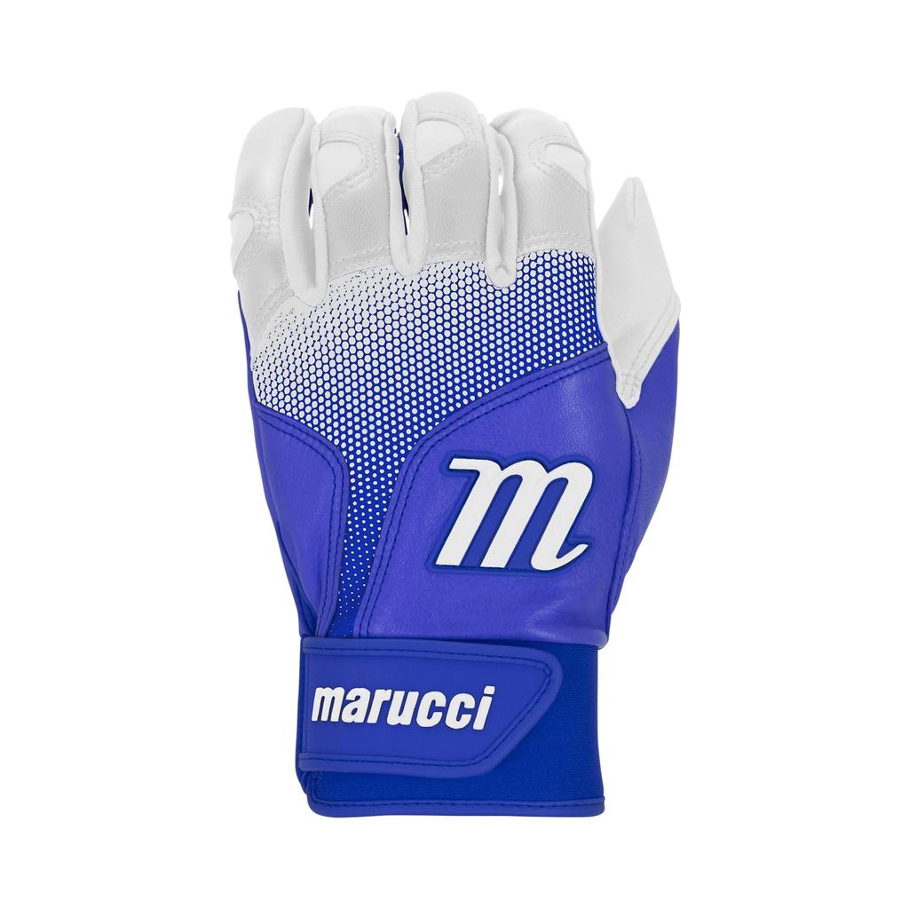 Marucci Sports PWR Fade Batting Gloves White Royal AS