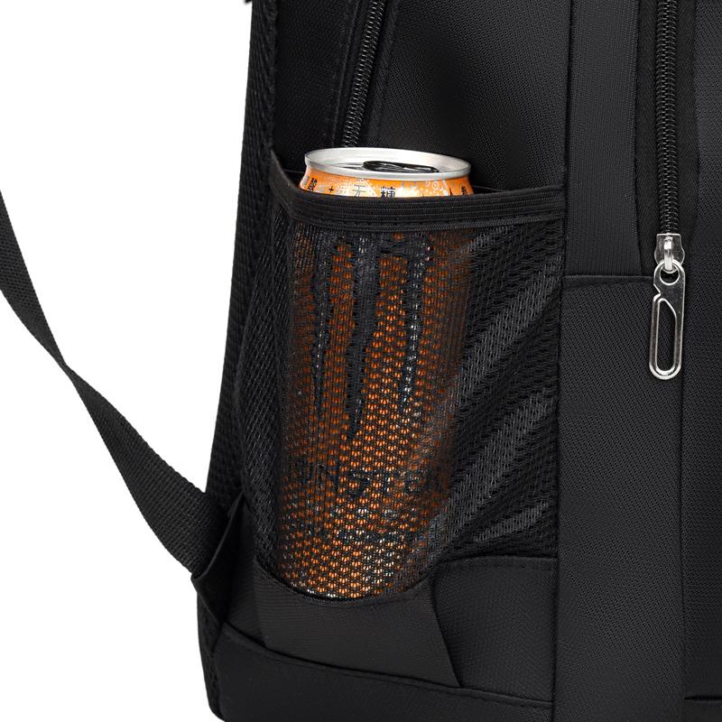 Stylish Business Backpack with Laptop Compartment and Side Mesh Pockets