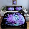 Sun And Moon Fusion Art Print Soft Comfortable Duvet Cover Bedding Set Included 1*Duvet Cover  2*Pillowcases Luxury Gifts