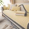 All-Cotton Sofa Cushion Four Seasons Universal Pure Cotton Cushion Simple Modern Non-Slip Sofa Cover Backrest Towel Cover Cloth