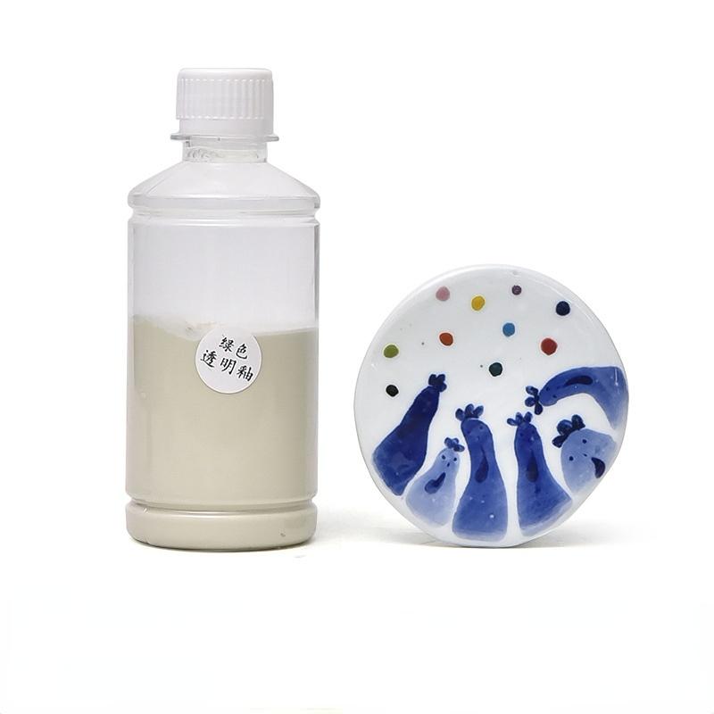 300 мл Бутылка Керамика Прозрачная Глазурь Цвет Прочный Высокая Керамика Матовая Глазурь Цзиндэчжэнь Средняя Температура 1180--1250 Градусов зелёный