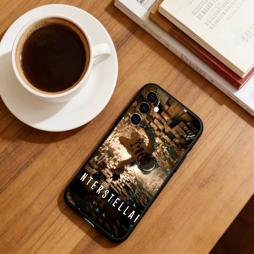 The movie Interstellar Phone Case For Samsung Galaxy A73,A72,A71,A70,A53,A52,A51,Soft Silicone Black Cover