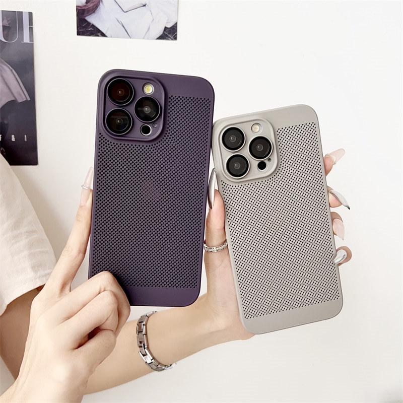 Luxury Radiator Buffer Case for iPhone 16 Pro Max 15 14 Plus 13 12 11 Lens Protector Shockproof Armored Phone Case