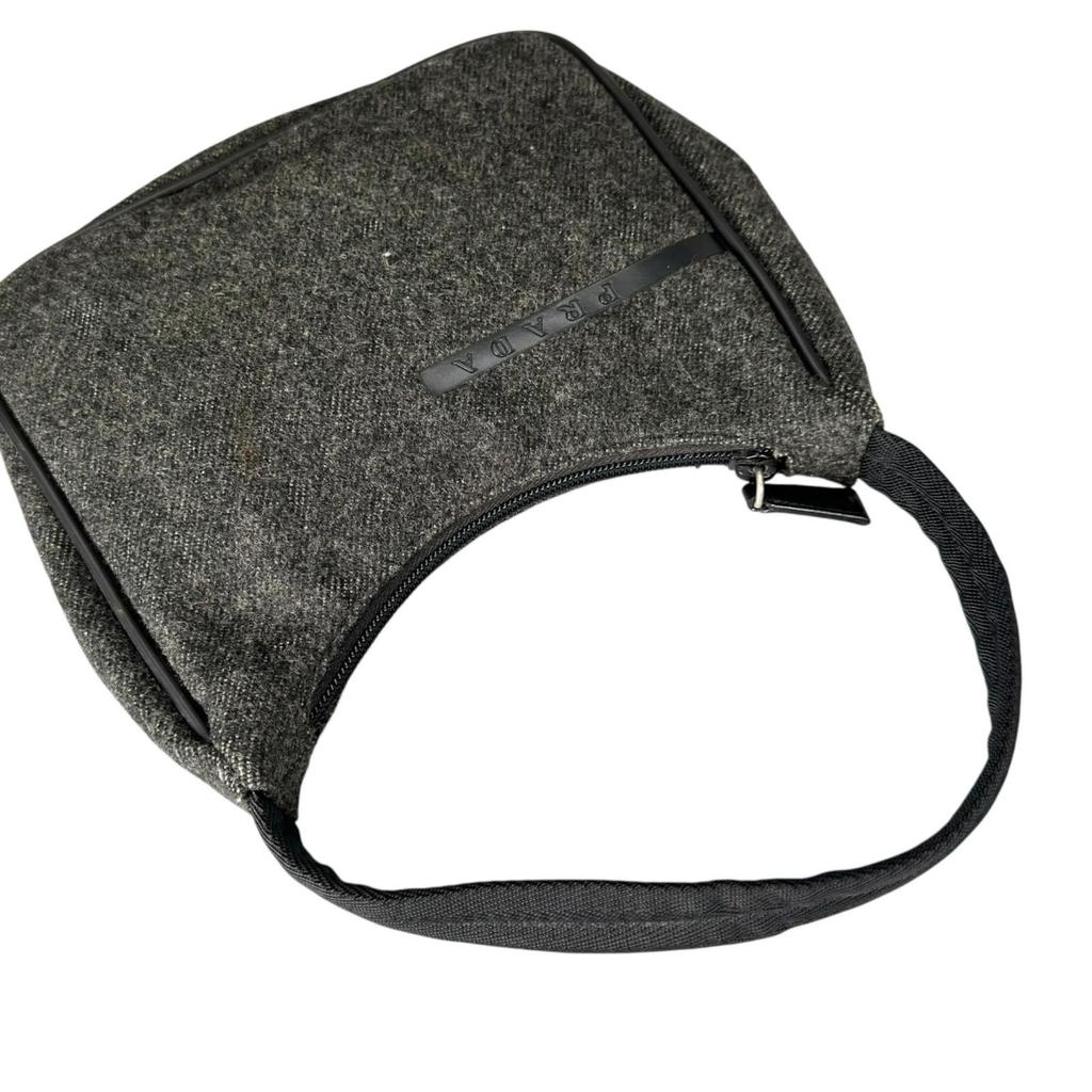 PRADA Tote Bag gray Women used