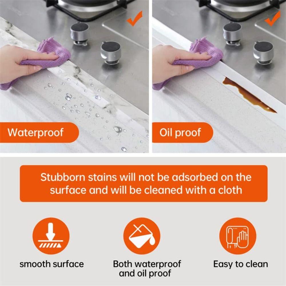 Sealant Tape Waterproof Caulk Tape Bath & Kitchen Self Adhesive Caulk Strip Caulking Sealing Tape