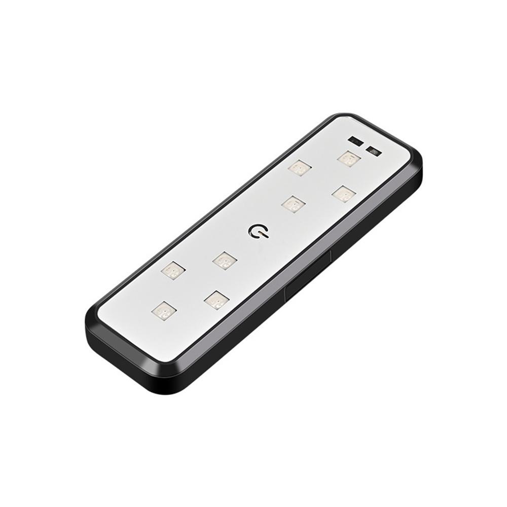 2Pcs Magnetic LED Door Lights Car Courtesy Welcome Atmosphere Lamp USB Charging