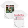 Lana Del Rey UK und Irland Tour T-Shirt Herren Hip Hop Mode Beliebte T-Shirts Übergroßes Baumwoll Y2K T-Shirt Streetwear